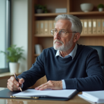 Droit du travail : Peut-on refuser un départ à la retraite ? Homme senior pensif dans un bureau moderne